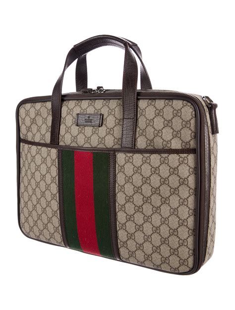 cheap gucci laptop case|Gucci laptop briefcase.